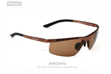 Load image into Gallery viewer, VEITHDIA Brand Alumunum Men's Polarized UV400 Mirror Sunglasses