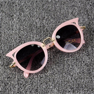 2018 Kids Sunglasses Girls Brand Cat Eye Children Glasses