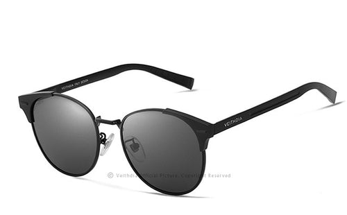 VEITHDIA Brand Retro Aluminum Sunglasses