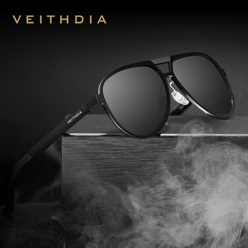 VEITHDIA Brand Mens Aluminum Magnesium Sunglasses