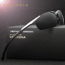 Load image into Gallery viewer, VEITHDIA Brand Men's Aluminum Magnesium Sun Glasses