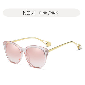 MX Vintage Round Sunglasses Women Cat Eye 2019