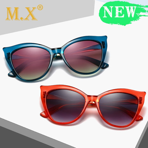 MX Vintage Cat Eye Sunglasses Women